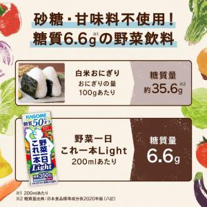 カゴメ 野菜ジュース 野菜一日これ一本 Lig...の詳細画像3