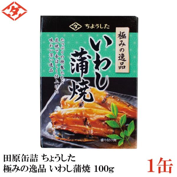 ちょうした 極みの逸品 いわし蒲焼 100g×1缶【イージーオープン缶 田原缶詰】