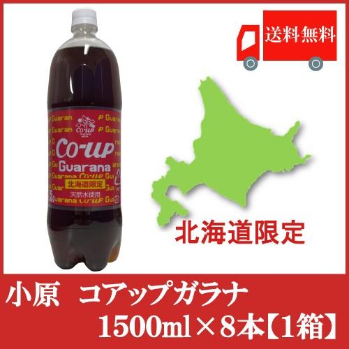 ガラナ 北海道限定 オバラ コアップガラナ 1500ml ×8本 送料無料