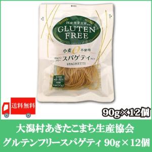 大潟村あきたこまち生産者協会 グルテンフリースパゲティ 90g × 12個