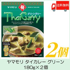 ヤマモリ タイカレー グリーン 180g×2個 送料無料