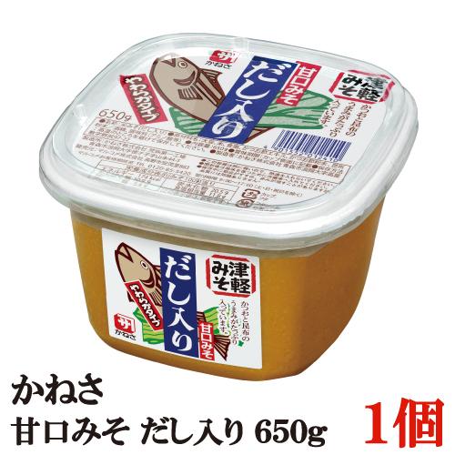 かねさ 甘口みそ だし入り（カップ）650g×1個