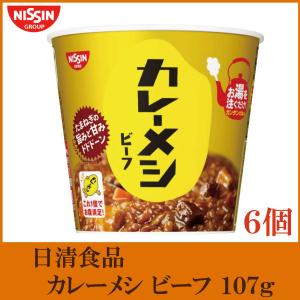 日清食品 日清 カレーメシ ビーフ 107g×6個｜quickfactory