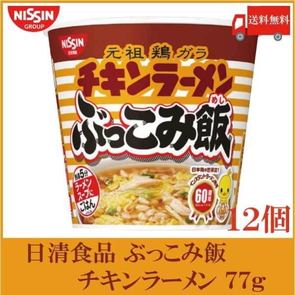 日清食品 チキンラーメン ぶっこみ飯 77g×12個 (6個入×2ケース)送料無料