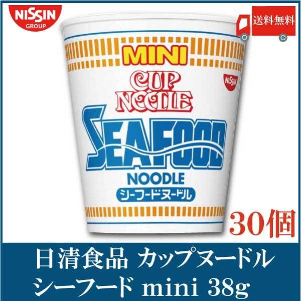 日清食品 カップヌードル シーフードヌードル ミニ 38ｇ×30個 (15個入×2ケース) 送料無料