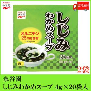 永谷園 業務用 しじみわかめスープ 20袋入×2個