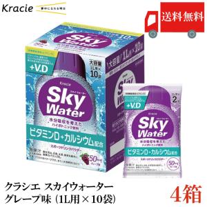 スカイウォーター クラシエ グレープフルーツ味 (1L用×2) 80袋 合計160