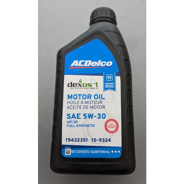 ACデルコ♪10-9324　2011〜　エンジンオイル　dexos1 　GM車推奨　（キャデラック　...