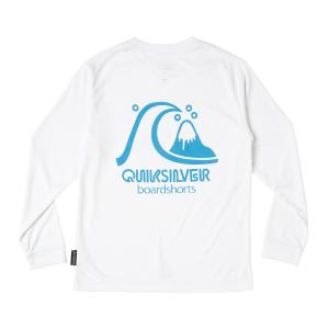 （8日-15日はボーナスストア+5%）アウトレット価格 セール SALE Quiksilver クイックシルバー ECHO BEACH LS KIDS WHT キッズ ラ