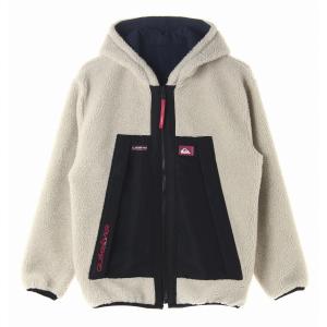 アウトレット価格 セール SALE Quiksilver クイックシルバー M&W REVERSIBLE BOA HOODIE OWT メンズ アウタ