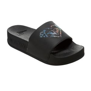 アウトレット価格 セール SALE Roxy ロキシー SLIPPY BRIGHT BLK レディース ファッション サンダル