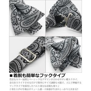 日本製 蝶ネクタイ ペイズリー柄 エスニック ...の詳細画像5