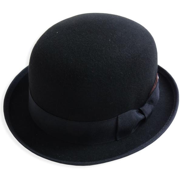 ウール ボーラーハット メンズ レディース ハット 山高帽 チャップリン 帽子 HAT 56cm 5...