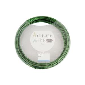 Artistic Wire(アーティスティックワイヤー)　カラーアルミ線　グリーン　1.0mm×10...