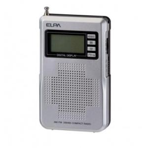 ELPA AM/FM液晶コンパクトラジオ ER-C68FL
