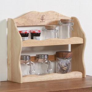 ペーパーホルダー 木製 収納 カントリー ハート キッチンペーパー