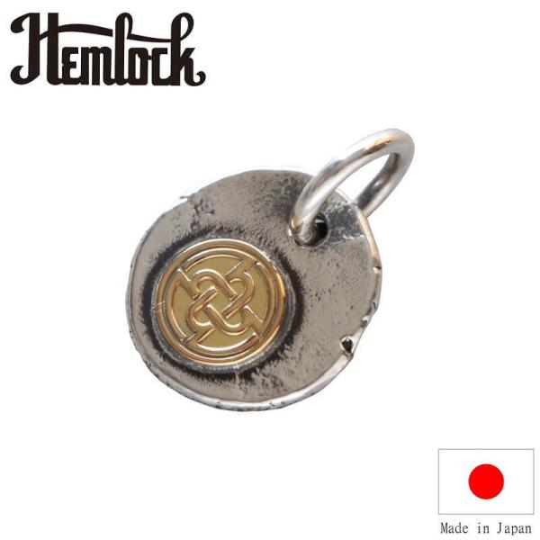 ロゴ メタル トップ ゴールド hemlock ヘムロック H circle logo metal ...