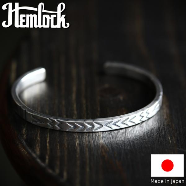 スタンプバングル シルバー hemlock ヘムロック Stamp Bangle アメカジ アクセサ...