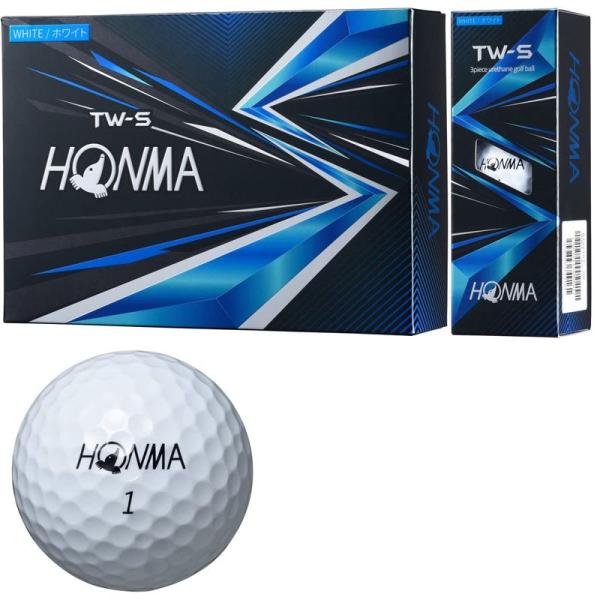 本間ゴルフ HONMA ボール TW-S ボール 2021年モデル 3ダースセット 3ダース(36個...