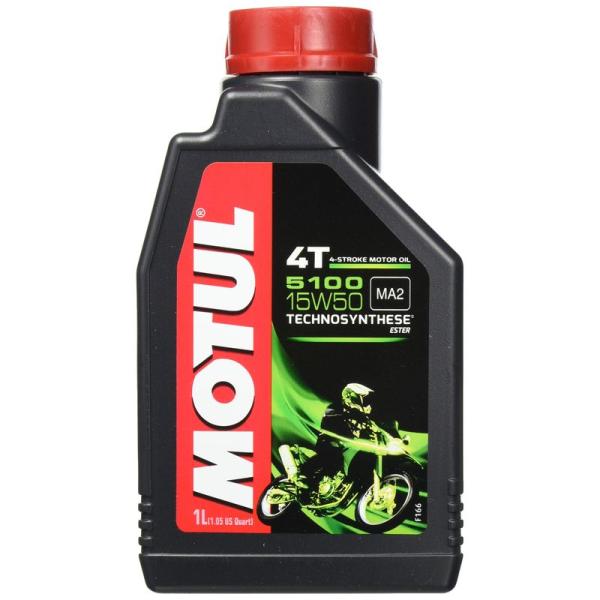 MOTUL(モチュール) 5100 4T 15W50 バイク用化学合成オイル 1L正規品 11204...