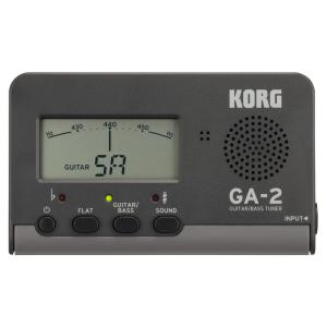 KORG ギター/ベース用チューナー GA-2 個人練習に最適 多弦ギター 多弦ベース フラットチューニング ロングスケールにも対応 200｜quvmall2