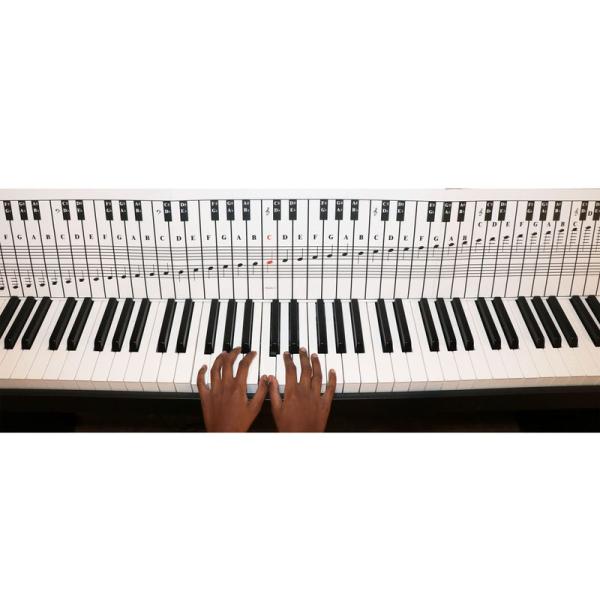 Piano and Keyboard Note Chart for 88 Keys, Use Beh...