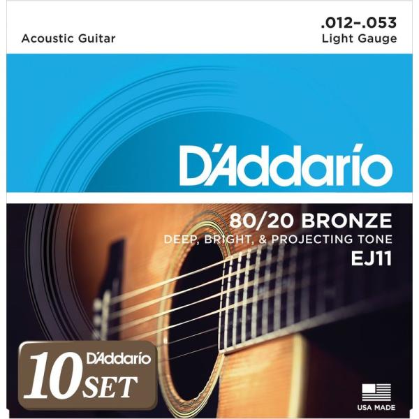 D&apos;Addario ダダリオ アコースティックギター弦 80/20ブロンズ Light .012-....