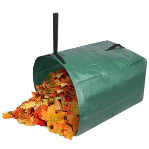 wlikn ガーデンバッグ - ガーデンバケツ272L-400L 再利用可能な麻袋 大型庭用袋 自立式 折り畳み たい肥 ジャンピング 集草｜quvmall2