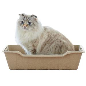 OFT ECO CAT TRAY(エコキャットトレー) 3枚組 サイズ(約)：幅45.5cm×奥行35cm×高さ10.5cm 100％再生紙｜quvmall2