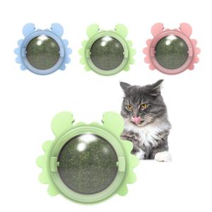 ALLMIRA 猫のおもちゃ3個セット 猫 またたびボール 回転 薄荷ボール またたびトイ 壁 猫舐めおもちゃ 猫咀嚼おもちゃ 消化を助け｜quvmall2