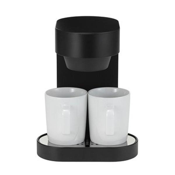 プラスマイナスゼロ コーヒーメーカー 2カップ ブラック XKC-V110 (ブラック) ±0