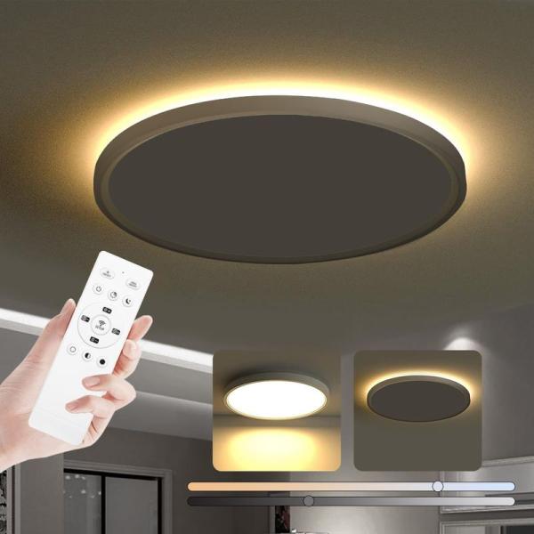 LEDシーリングライト6畳 28W 照明器具 常夜灯モード 天井 ledライト リモコン付 11段階...
