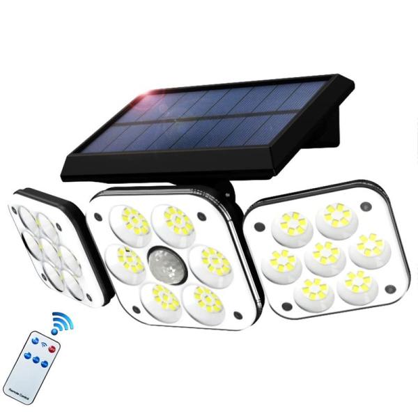 Sunytree ソーラーライト 屋外 防水 センサーライ 電池式 人感センサー 3つの照明モード ...
