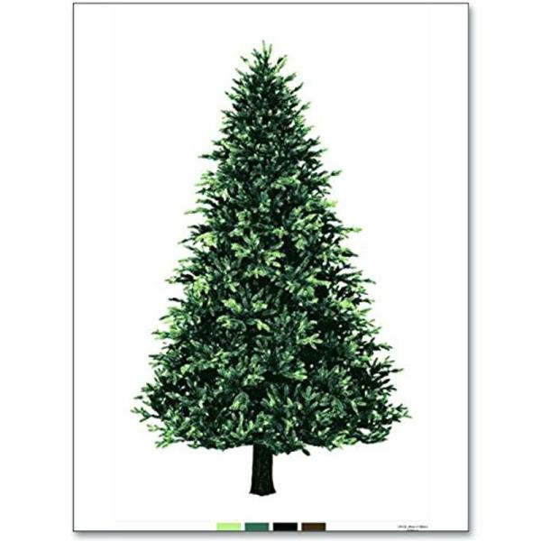 クリスマスツリー タペストリー ウッド柄パネル オックス 90cm単位 クリスマス トーカイ