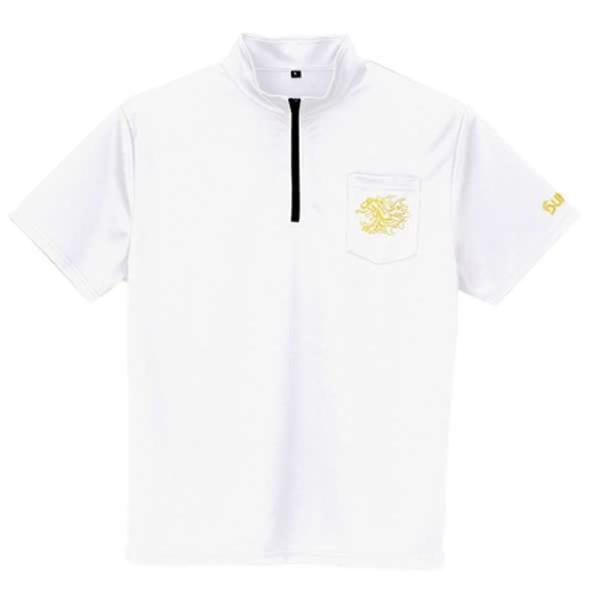 サンライン(SUNLINE) 獅子ジップシャツ(半袖) SUW-04204CW ホワイト S