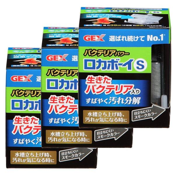 GEX ロカボーイ バクテリアパワー Sサイズ×3個 (まとめ買い) ロカボーイ