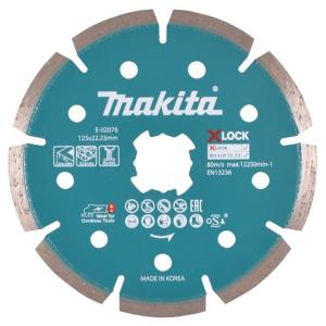 マキタ(Makita) X-LOCK ディスクグラインダー用 ダイヤモンドブレード外径125mm/刃厚2.2mm E-02076 ダイヤモン