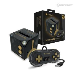 Hyperkin RetroN Sq - BlackGold *HD Gaming Console For Game Boy/Game Boy Color/ Game Boy Advance