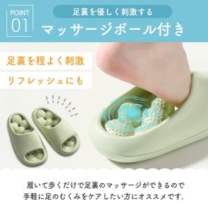 健康サンダル 足つぼ スリッパ レディース メ...の詳細画像3