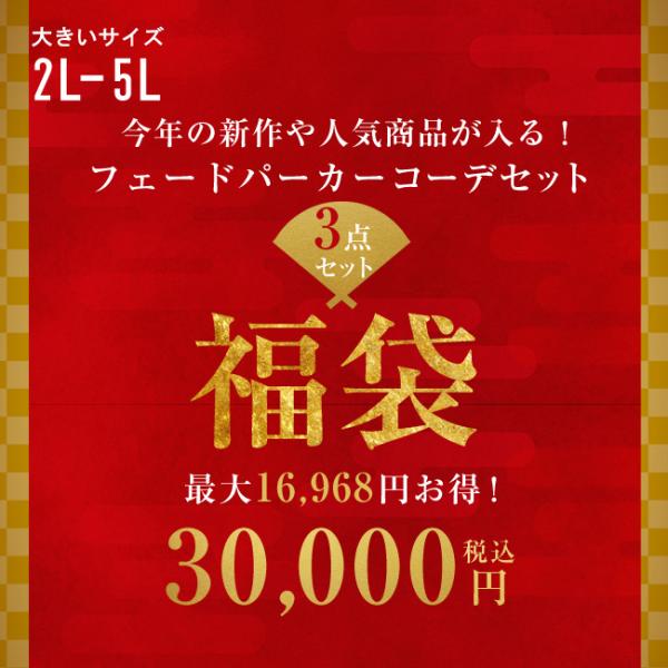 大きいサイズ メンズ 最大16,968円お得 QZILLAオリジナル フェードパーカー×トップス×パ...