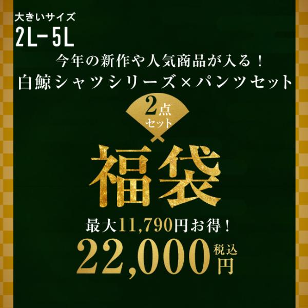 大きいサイズ メンズ 最大11,790円お得 QZILLAオリジナル 白鯨シャツシリーズ×パンツ 2...