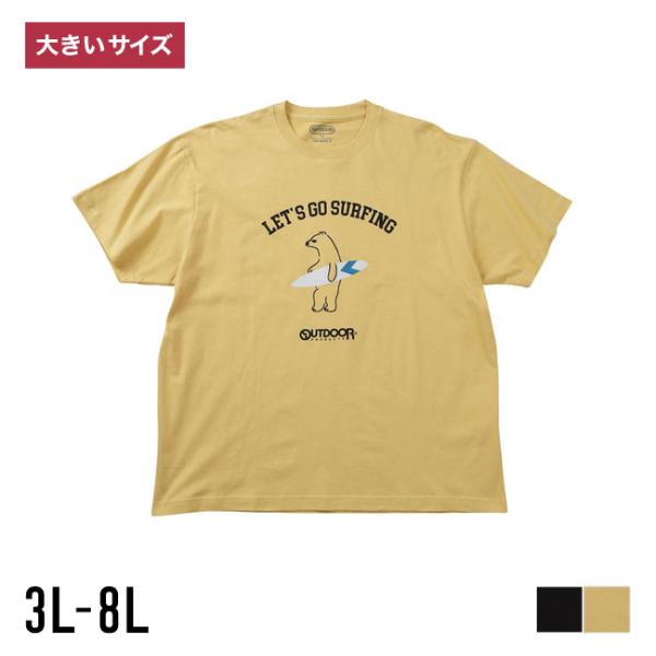 大きいサイズ 半袖Tシャツ カットソー メンズ OUTDOOR PRODUCTS(アウトドア プロダ...