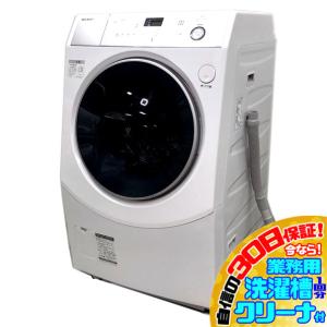 C6504NU 30日保証！ドラム式洗濯乾燥機 シャープ ES-H10C-WL 19年製 洗濯10kg/乾燥6kg 左開き家電 洗乾 洗濯機