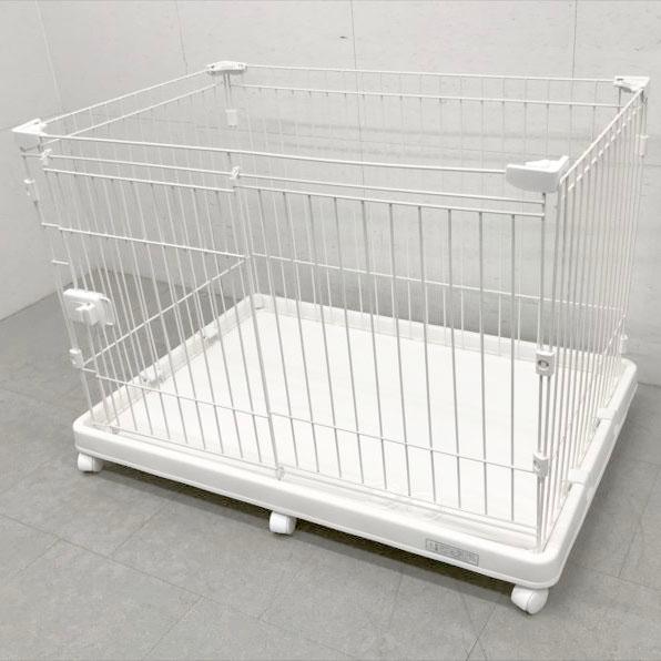 E1817YO ◆0430_6凹【美品】ペットサークル ケージ ハウス 犬 アイリスオーヤマ STS...