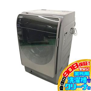 SHARP ドラム式洗濯乾燥機 ES-WS14-TL (ブラウン系・左開き) : 家電