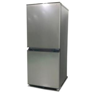 □AQUA/アクア□2ドア冷蔵庫 135L AQR-14PBK シルバー 右開き 2024年製