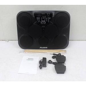 T3649YO  1028_4凹電子ドラム Alesis CompactKit 7  スピーカー内蔵 超ポータブル 7パッド フットペダル音響機器 楽器