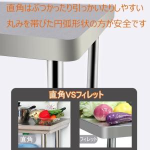 ステンレス作業台 調理台 キッチン 3段 業務...の詳細画像5