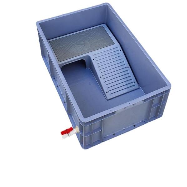 カメ 水槽 亀 水槽 カメ ケージ ボックス カメ槽 大型 脱走防止 サイドの水替え 爬虫類繁殖ボッ...