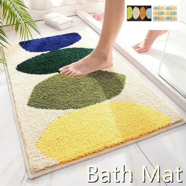北欧風 バスマット 吸水性抜群 玄関マット オシャレ 大判 もこもこ 吸水マット 足ふきマット 滑り...